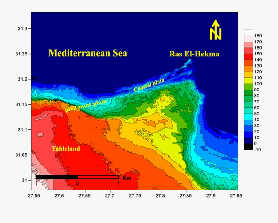 Clip Art Digital Elevation Model Dem - Elevations Of Landforms, Transparent Clipart