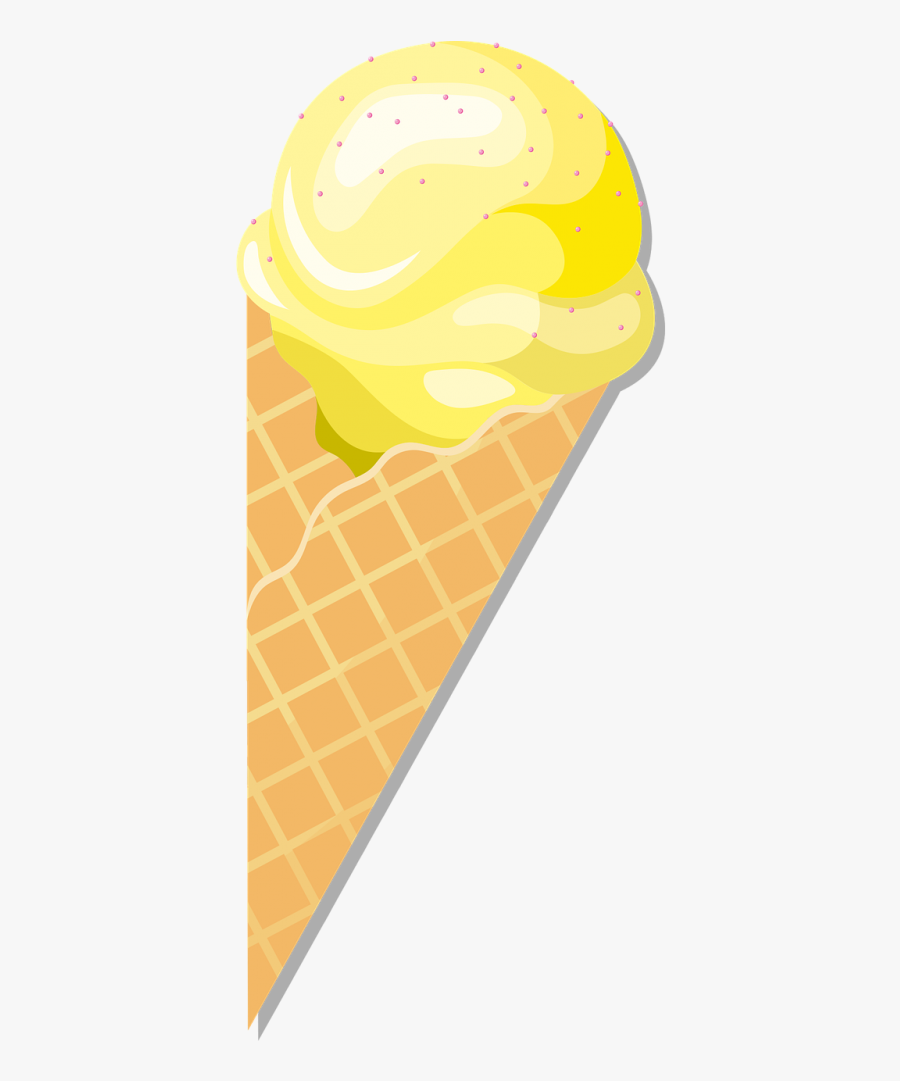Ice Ice Cream Waffle - Ice Cream, Transparent Clipart