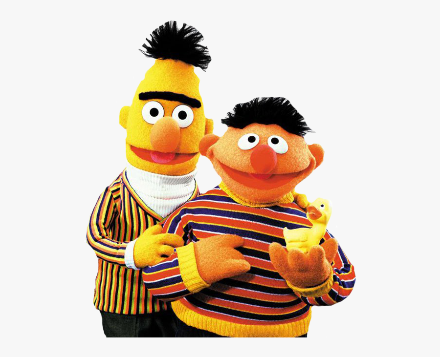 Sesame Street Characters Ernie And Bert, Transparent Clipart