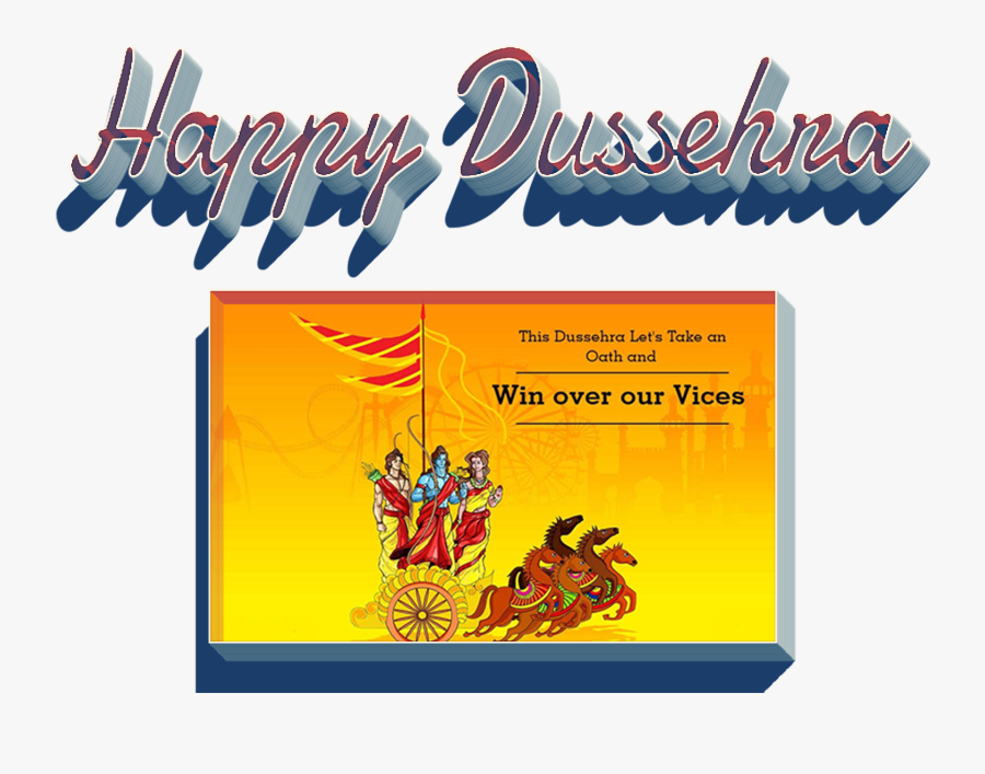 Dussehra Wishes Png Photo, Transparent Clipart
