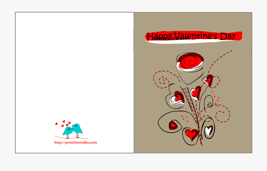 Coupon Clipart Valentines Day - Cartoon, Transparent Clipart