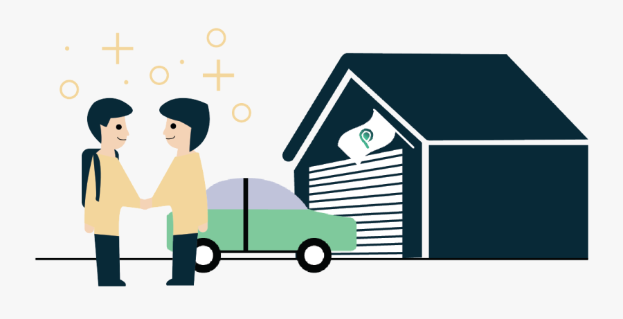 Connecting People Looking For Parking To Homeowners/businesses, Transparent Clipart