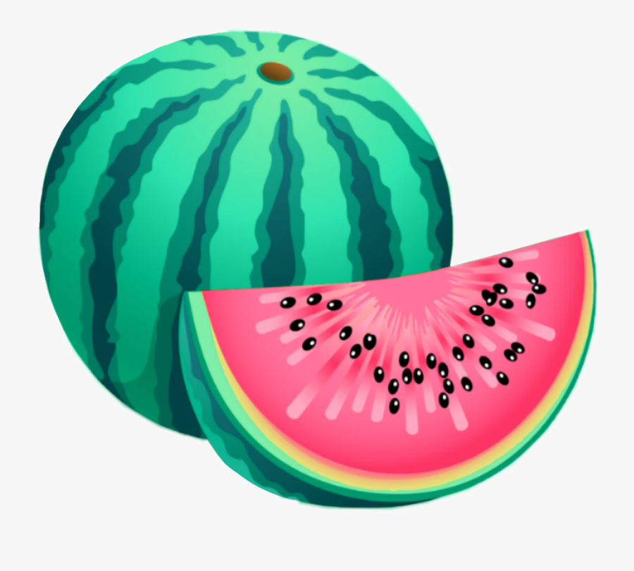 #interesting #art #watermelon #fruit #food #red #green - Watermelon Clipart, Transparent Clipart