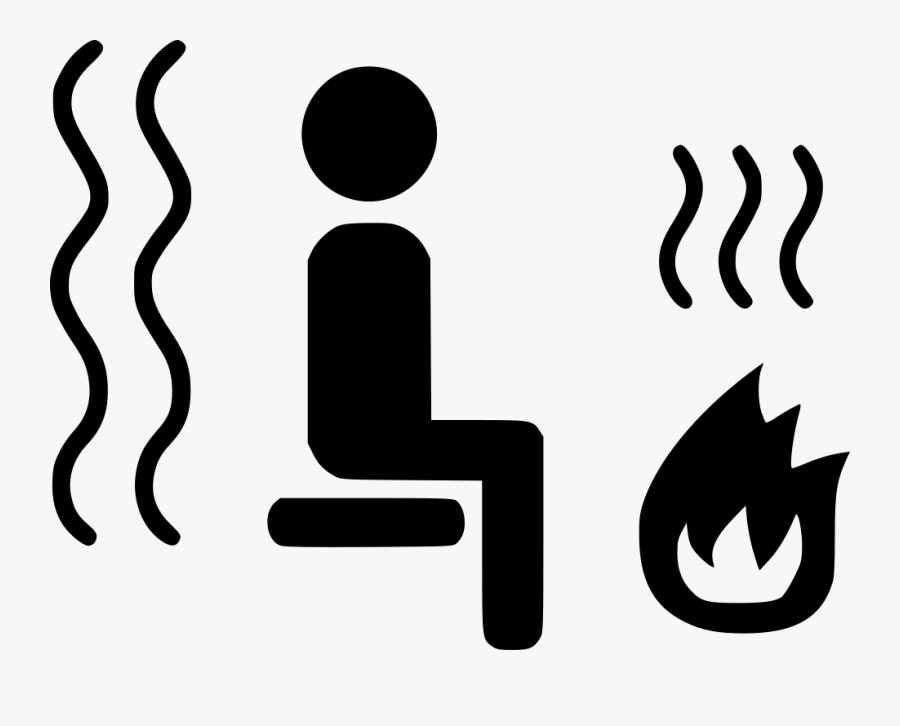 Steam Room Sauna Computer Icons - Sauna Silhouette, Transparent Clipart