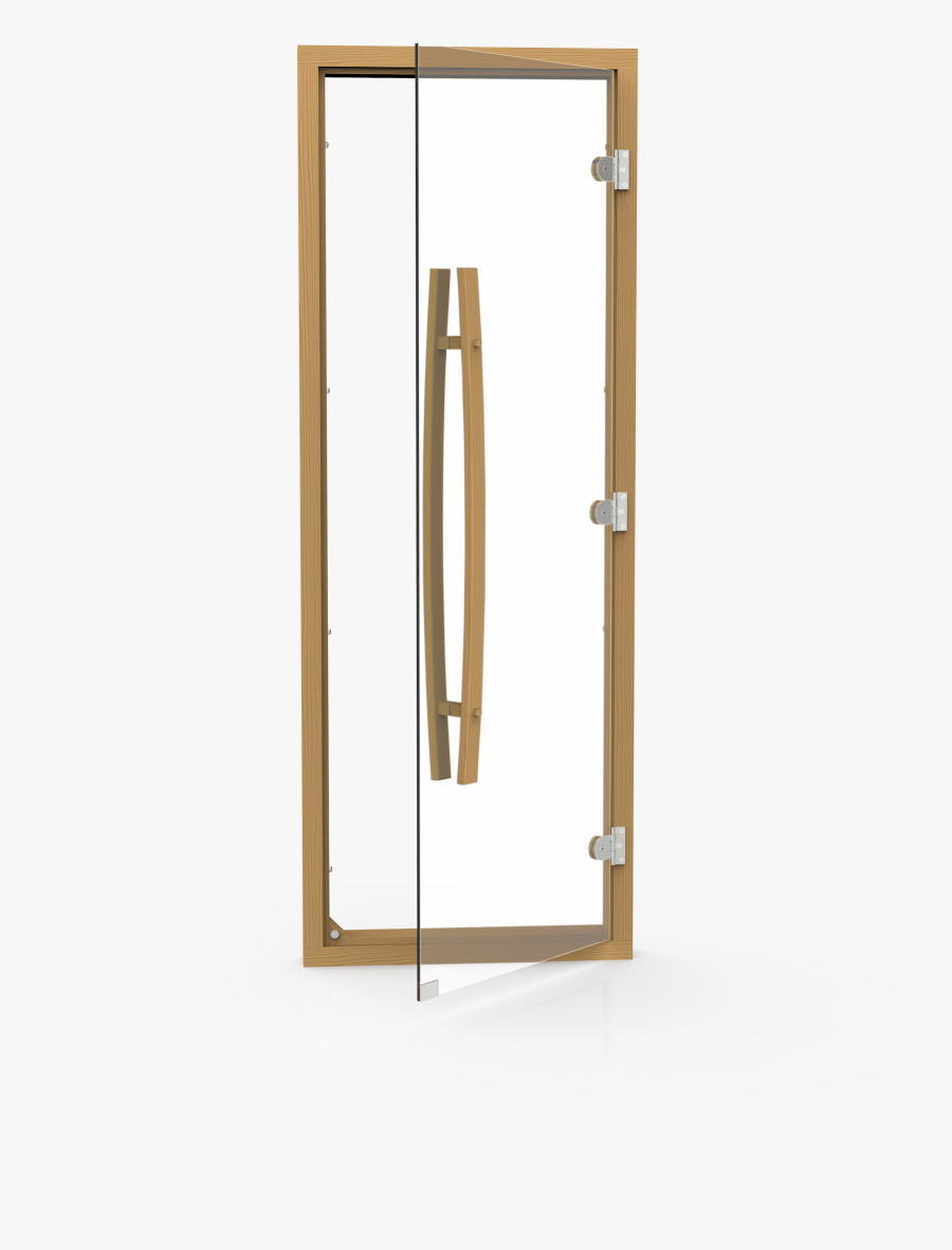 Handle For Glass Door To Sauna , Png Download - Four Sided Door Frame, Transparent Clipart
