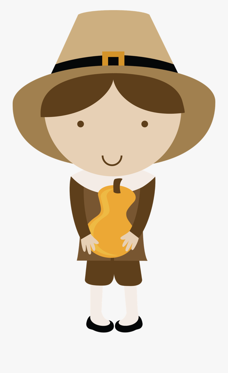 Thanksgiving Boy, Transparent Clipart
