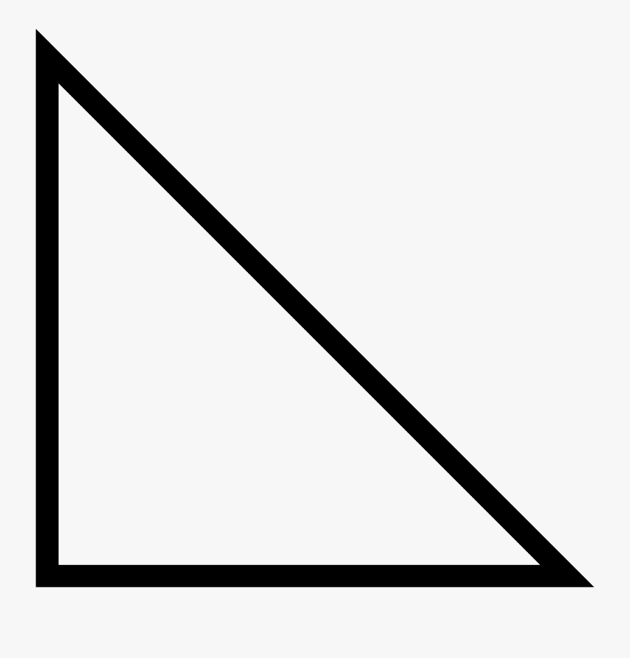 Triangular Clipart Angle Right Angled Triangle Shape Free