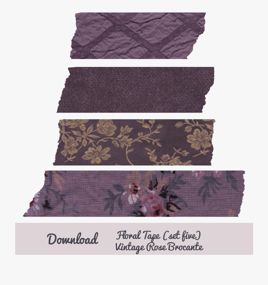 Digital Washi Tape Transparent, Transparent Clipart