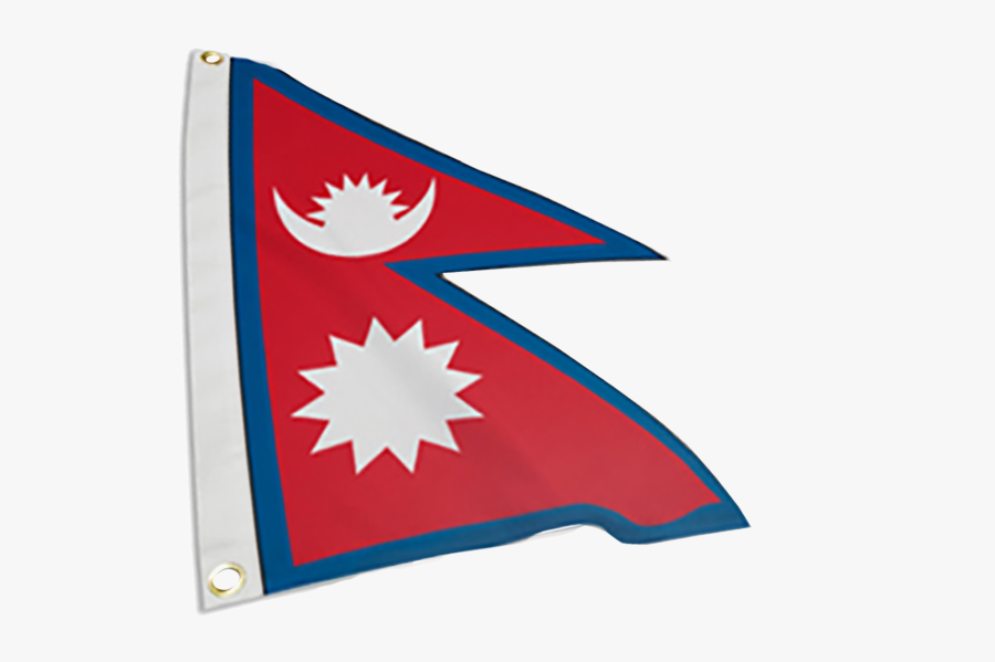 Nepal Flag, Transparent Clipart