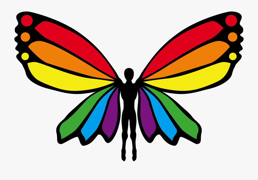Hep C Butterfly, Transparent Clipart
