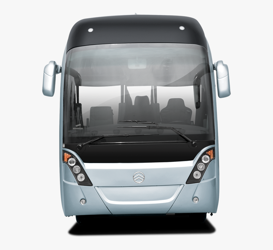 Bus Png Front - Tour Bus Front View, Transparent Clipart