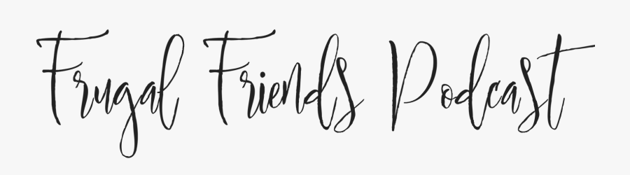Frugal Friends Header - Calligraphy, Transparent Clipart