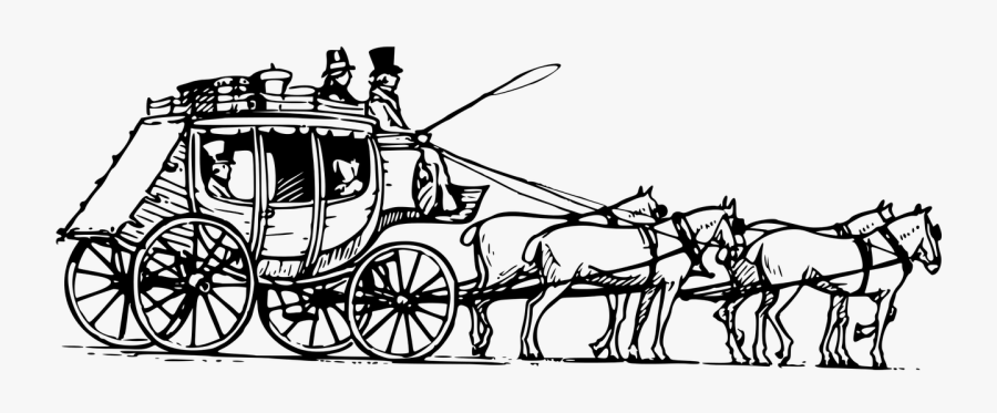 Coach Horse Horse-drawn Free Picture - Coach Carriage Clipart, Transparent Clipart