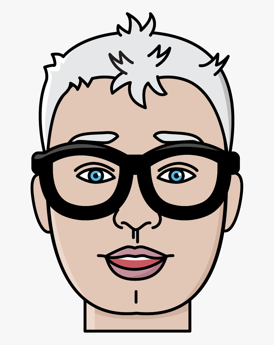 The Cute And Quirky Graphics Feature The Hair Genius - Gaya Rambut Sesuai Bentuk Wajah Bulat Pria, Transparent Clipart