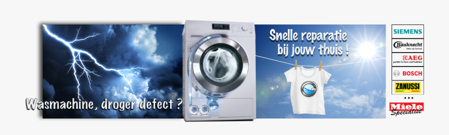 Washing Machine And Dryer Repair Service At Your House - Zanussi, Transparent Clipart