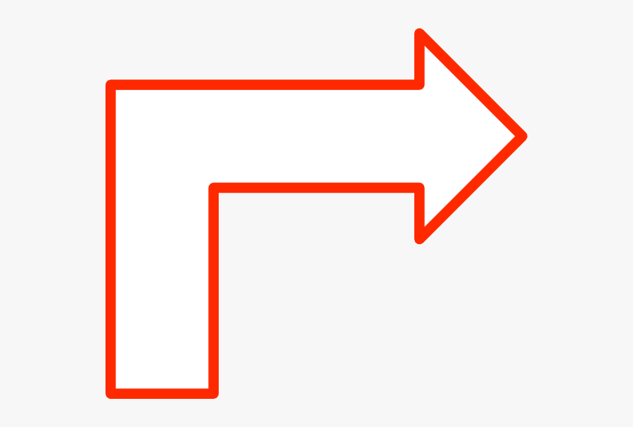 Free Vector L Shaped Arrow Set Clip Art - Sign, Transparent Clipart