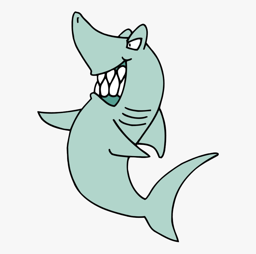 Shark Coloring Pages, Transparent Clipart