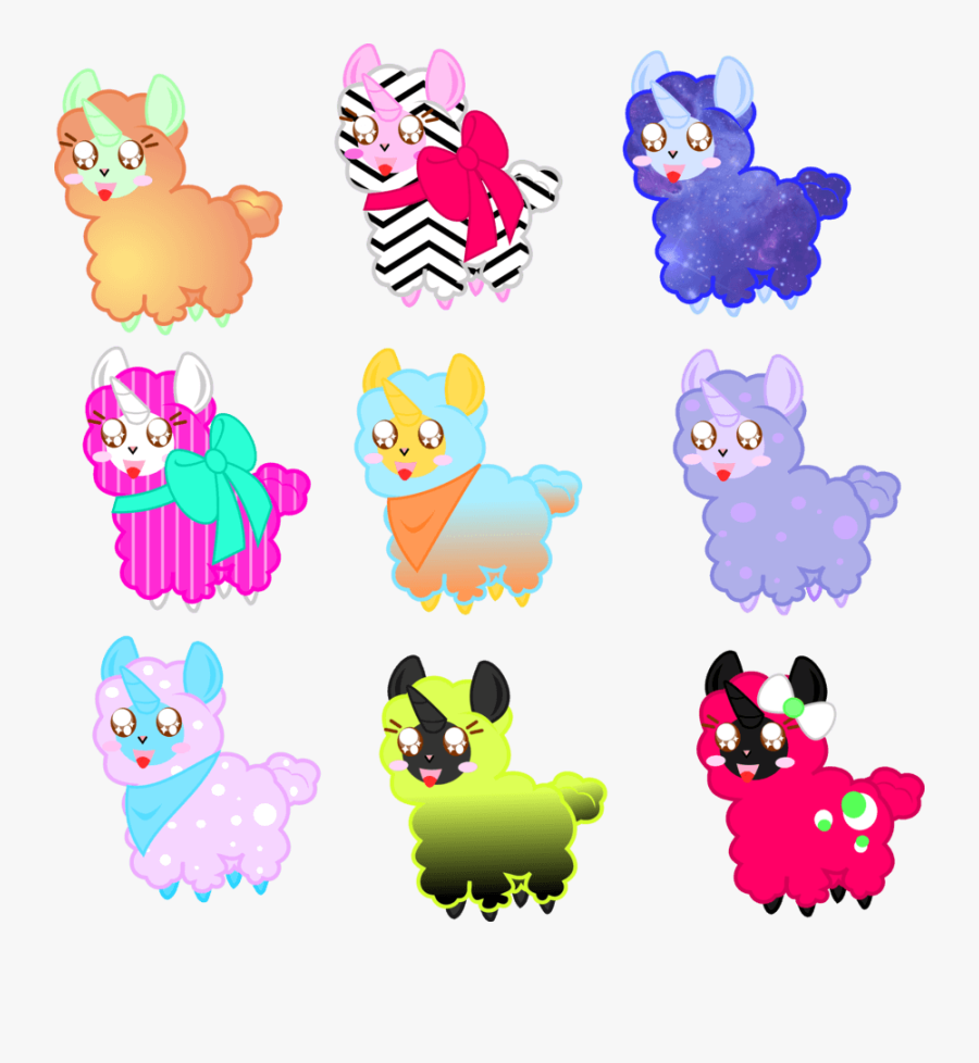 Llamacorn Real Wallpapers - Draw A Cute Llamacorn, Transparent Clipart