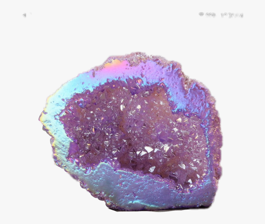 Clip Art Crystals Magick Sticker By - Geode Crystals, Transparent Clipart