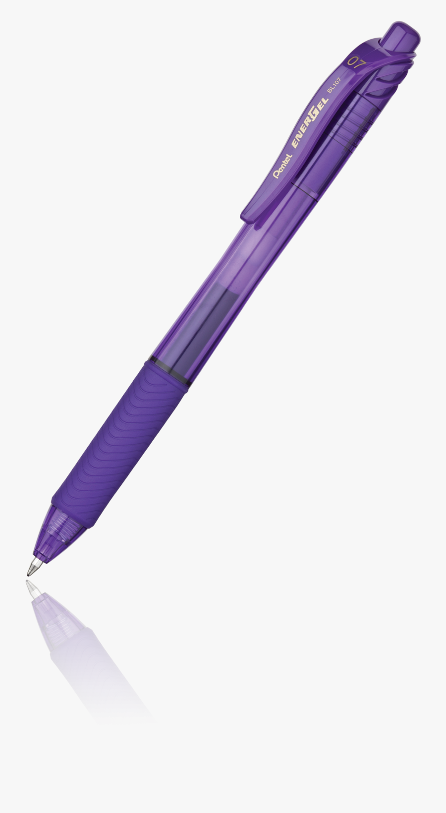 Pen Clipart Purple Pen - Pentel Energel X, Transparent Clipart