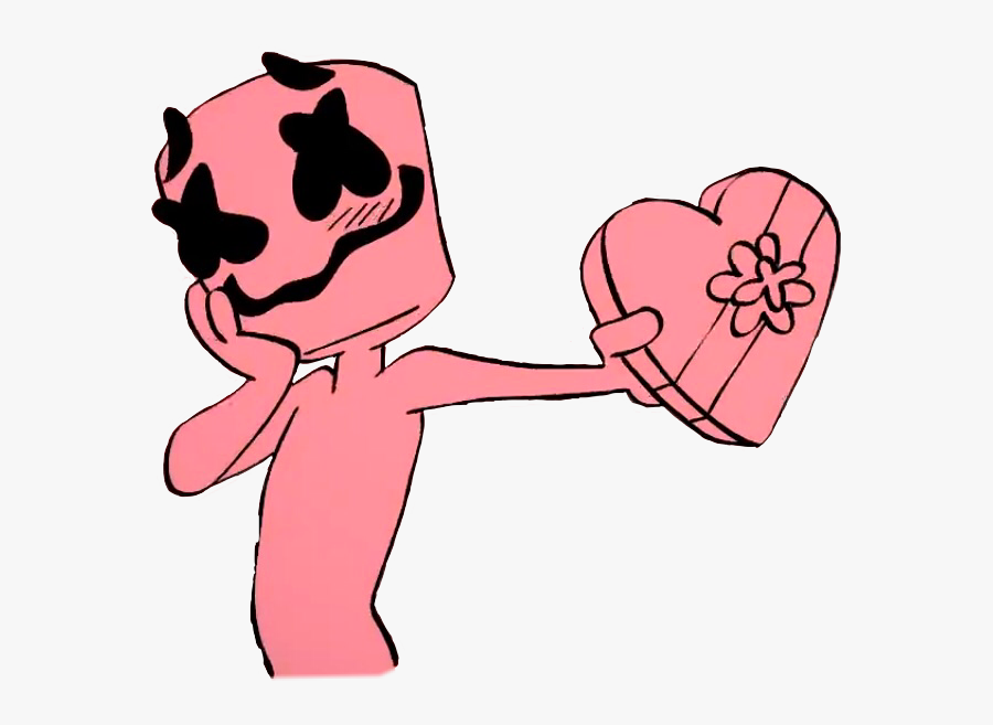 #marshmello #love #kawaii #friends #shy#freetoedit - Imagenes De Marshmello Love, Transparent Clipart