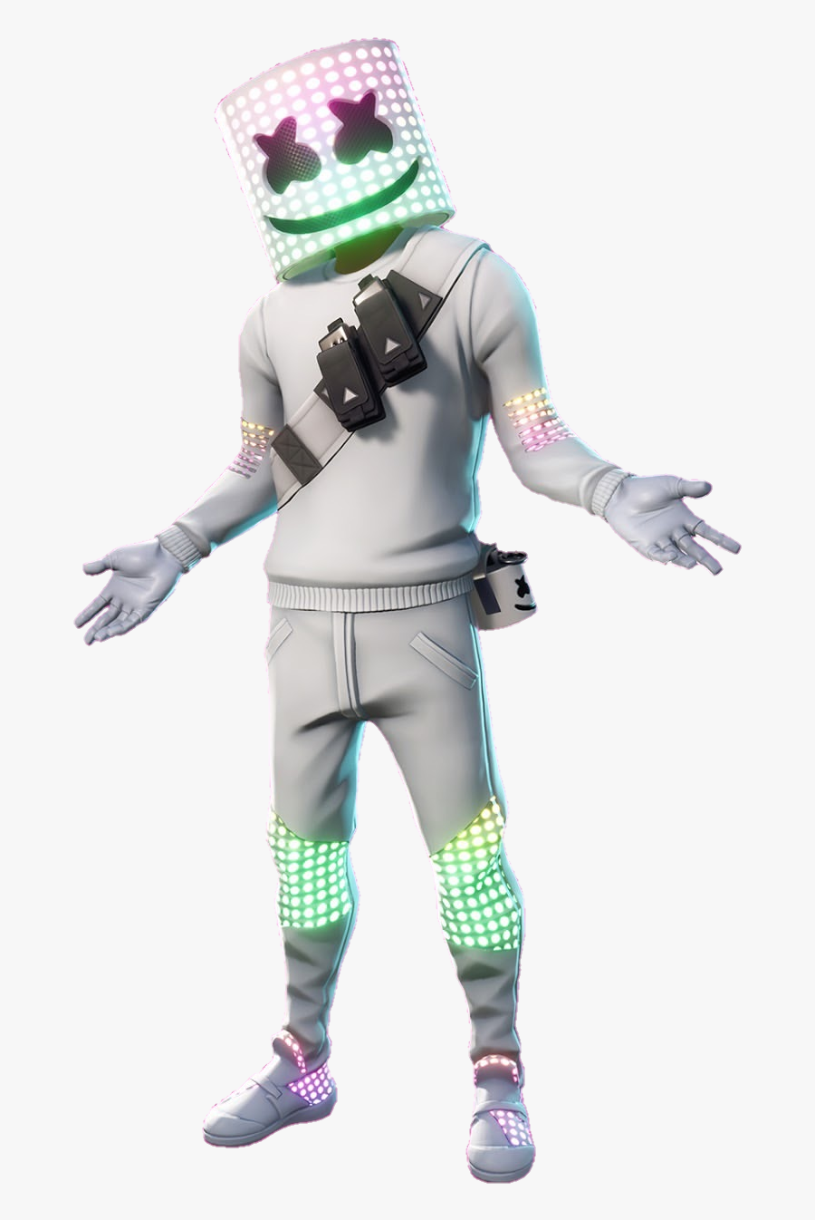 #fortnite #marshmello #skin Https - Marshmello Fortnite Costume, Transparent Clipart