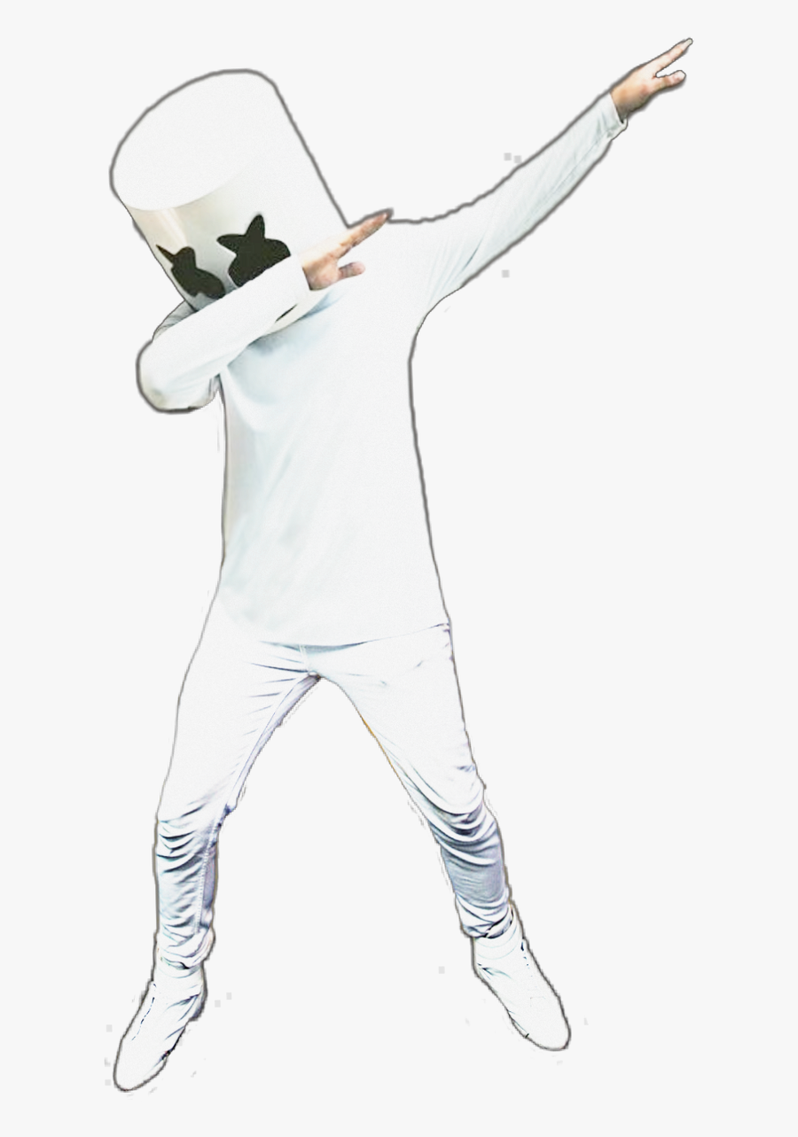 Marshmello Haciendo El Dap, Transparent Clipart