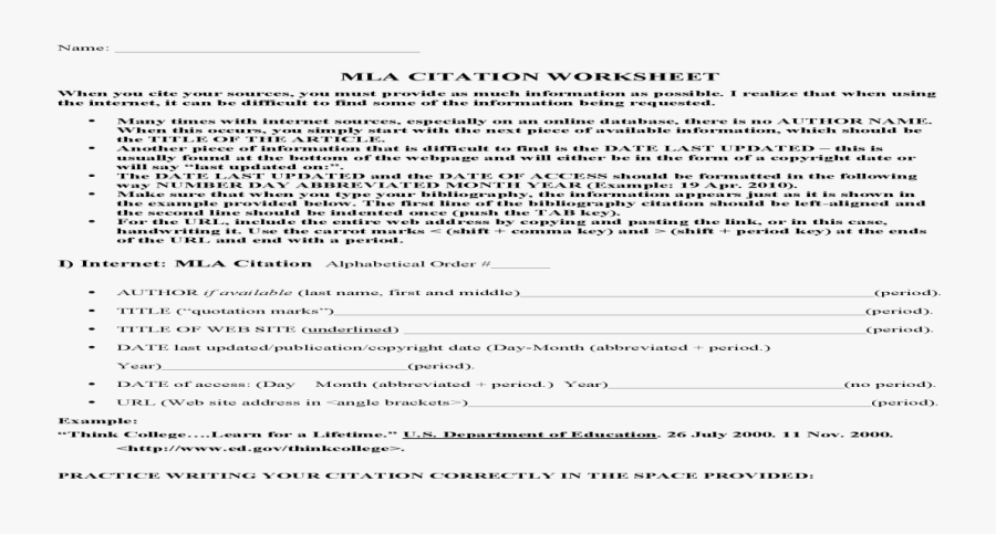 Clip Art Mla Citation Cited And - Art Nouveau Caratteristiche Principali, Transparent Clipart