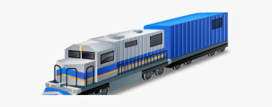 Cargo Train Icon Png, Transparent Clipart