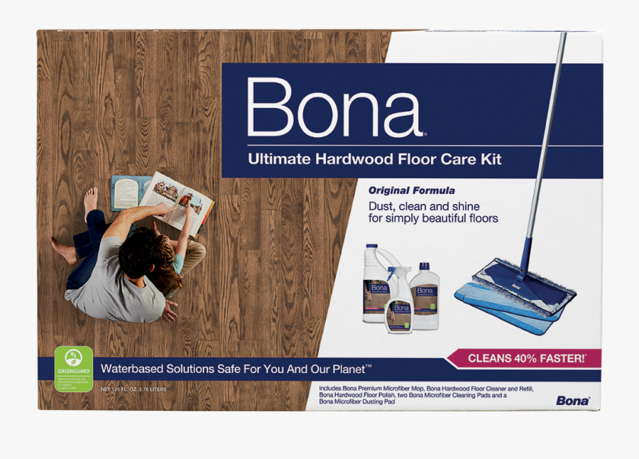 Bona R Ultimate Hardwood Floor Care Kit, Transparent Clipart