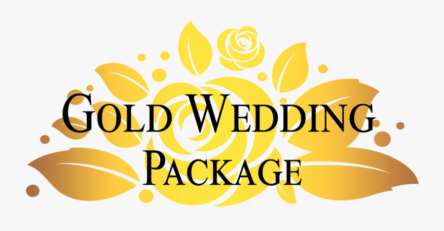 Picture - Gold Wedding Package, Transparent Clipart