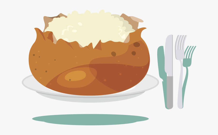 Mr Clipart Baked Potato, Transparent Clipart