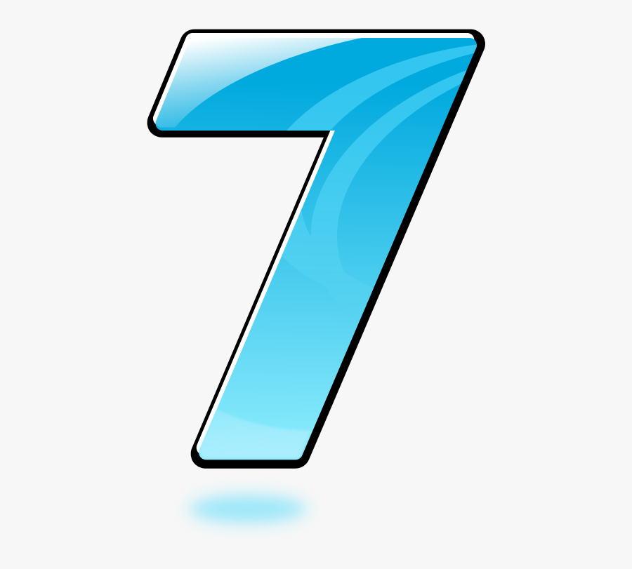 Numbers Clipart Seven - Seven Clipart, Transparent Clipart