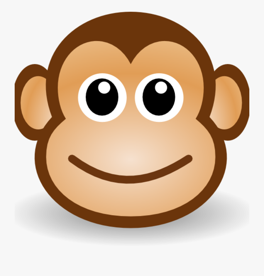 Monkey Face Drawing Happy Monkey Face Clip Art At Clker - Monkey Face Cartoon, Transparent Clipart