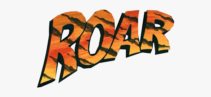 Roar Katy Perry Logo, Transparent Clipart