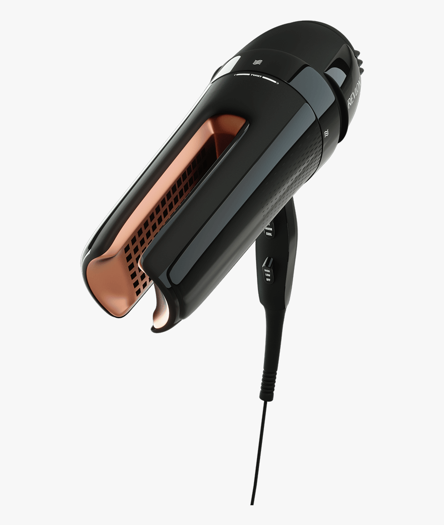 This Revlon Hair Dryer Twists Into Two Blow Drying - 360 Revlon Hair Dryer, Transparent Clipart