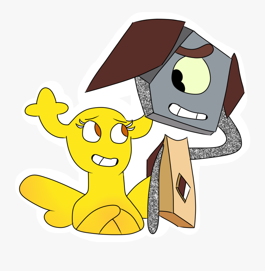 Hey Imo I Think These Two Could Get Along - Gumball Rob X Penny, Transparent Clipart