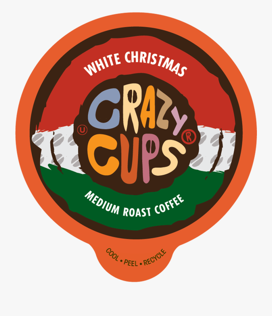 Crazy Cups Seasonal White Christmas Flavored Coffee - Circle, Transparent Clipart