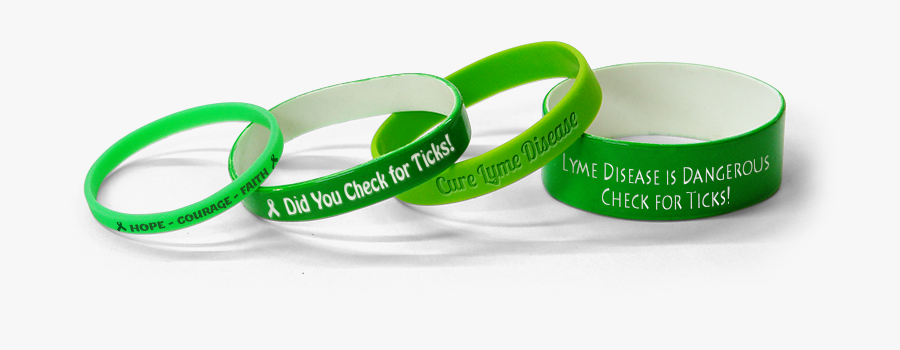 Hospital Clipart Wristband - Lyme Disease Awareness Bracelets, Transparent Clipart