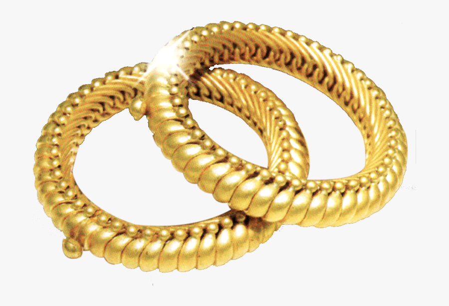 Simple Gold Bangle Png Image, Gold Psd Image - Bangles Gold Jewellery Png, Transparent Clipart