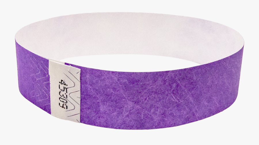 100 Purple Tyvek Wristbands - Belt, Transparent Clipart