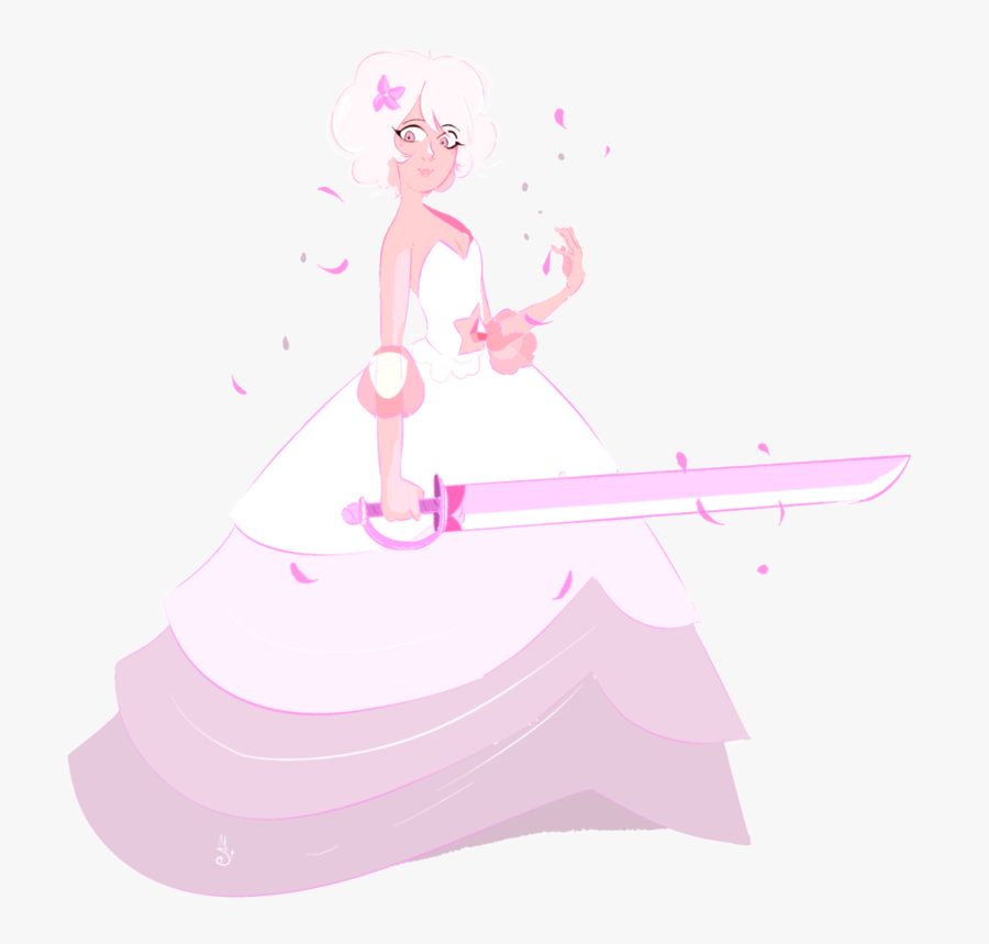 Pink Quartz By Merurei Pink Diamond Steven Universe, - Rose Quartz Fanart Pink Diamond Steven Universe, Transparent Clipart
