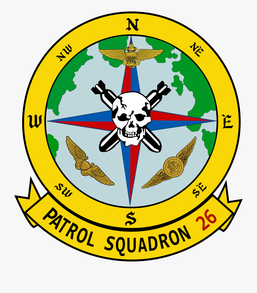 Us Navy Patrol Squadron 26, Transparent Clipart