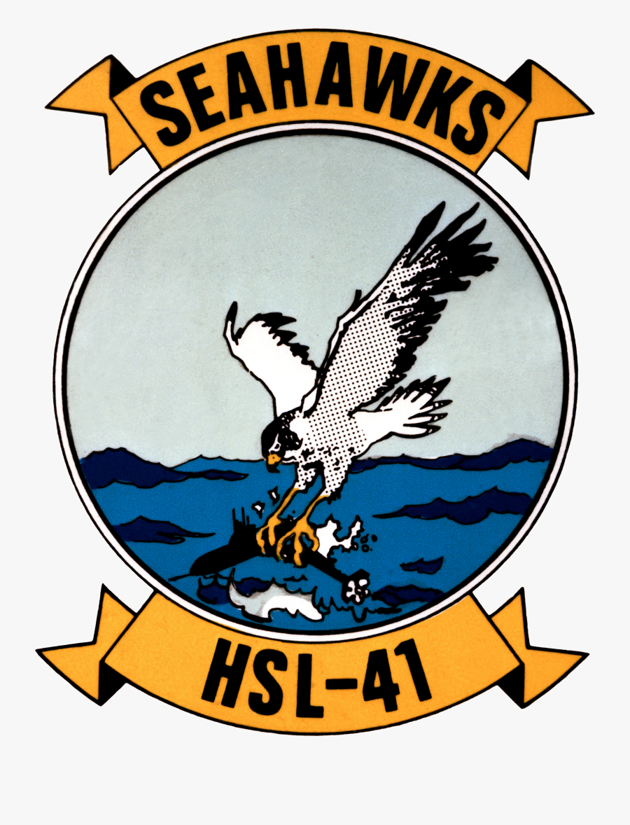 Helicopter Anti-submarine Squadron Light 41 Insignia, - Us Submarine Squadron, Transparent Clipart