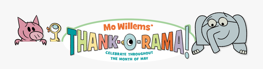 Mo Willems Thankorama - Poster, Transparent Clipart