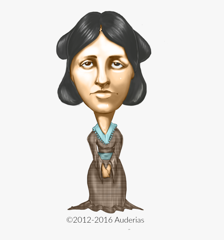 Louisa May Alcott Animated, Transparent Clipart
