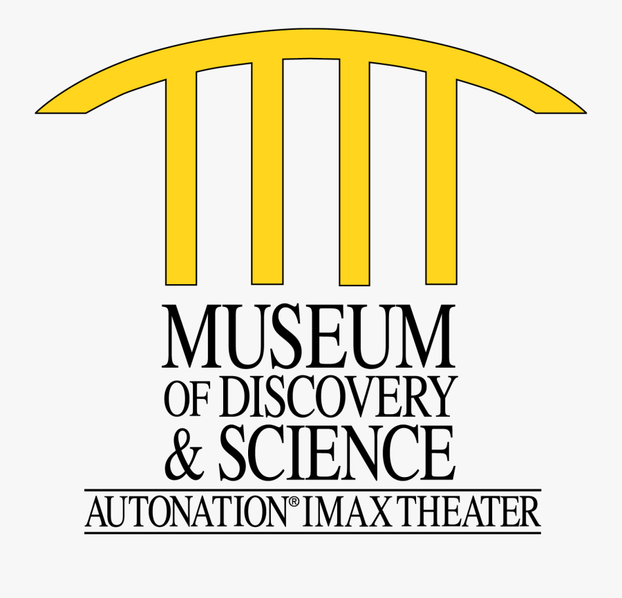Mods Stacked Logo Yellow-black - Museum Of Discovery And Science Fort Lauderdale Logo, Transparent Clipart