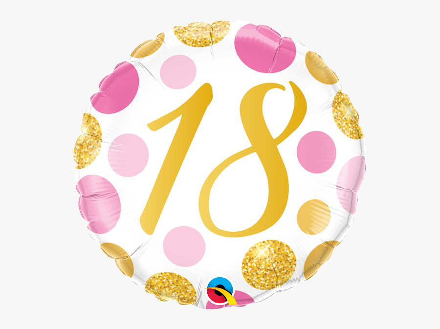 50th Birthday Balloon Pink, Transparent Clipart