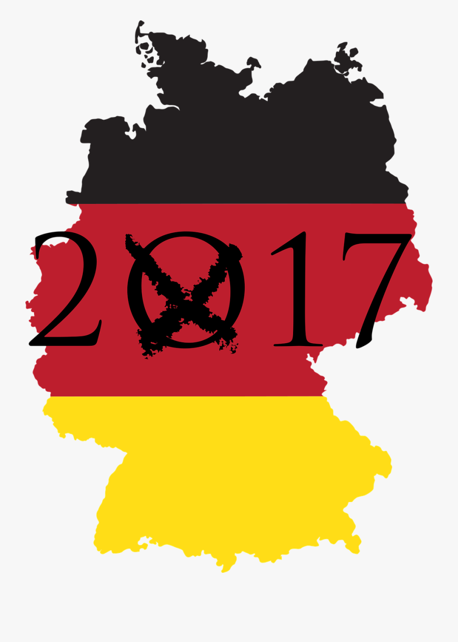 Bundestagswahl 2017 Demokratie Free Picture - Germany Flag Map Icons Png, Transparent Clipart