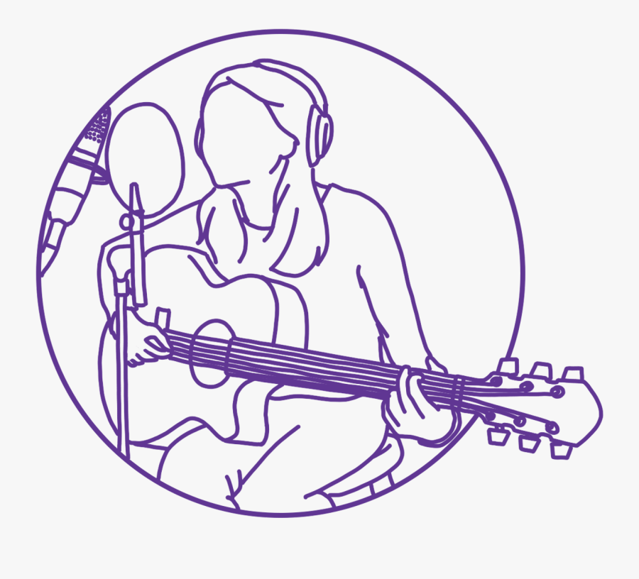Trombone Vector Blessing - Recording A Song Drawing, Transparent Clipart